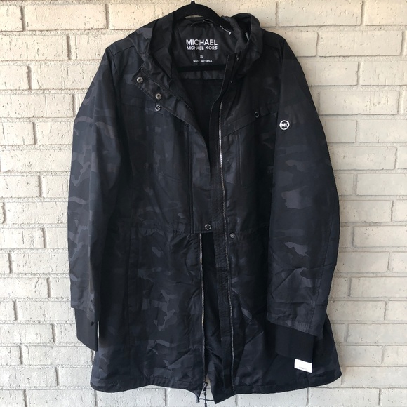 Michael Kors Lined Camo Jacket Xl 
